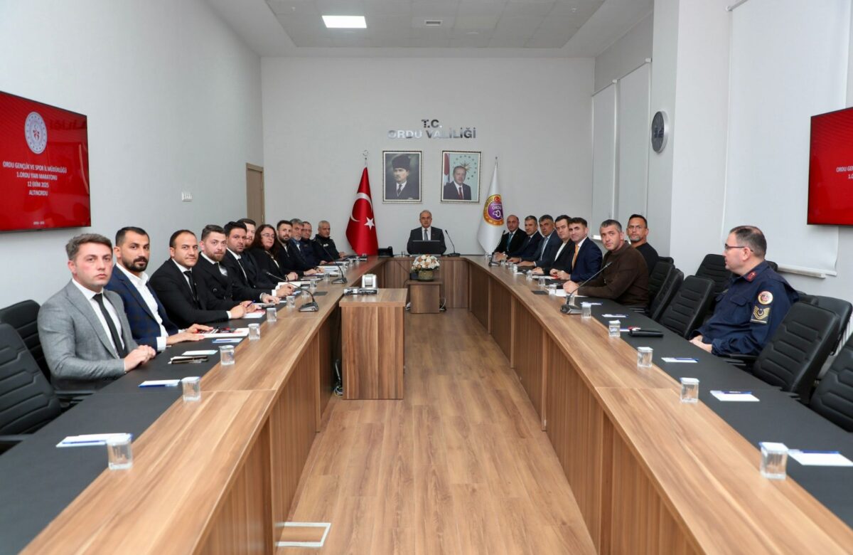 Ordu Yarı Maratonu Toplantısı Gerçekleştirildi