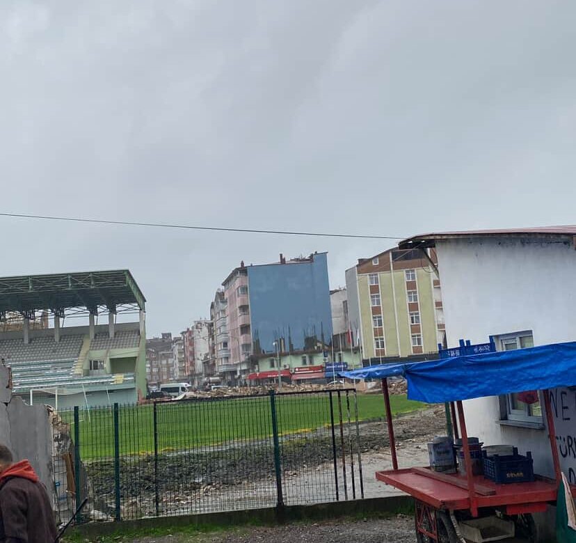 Ünye İlçe Stadyumu’nda Yıkım Başladı