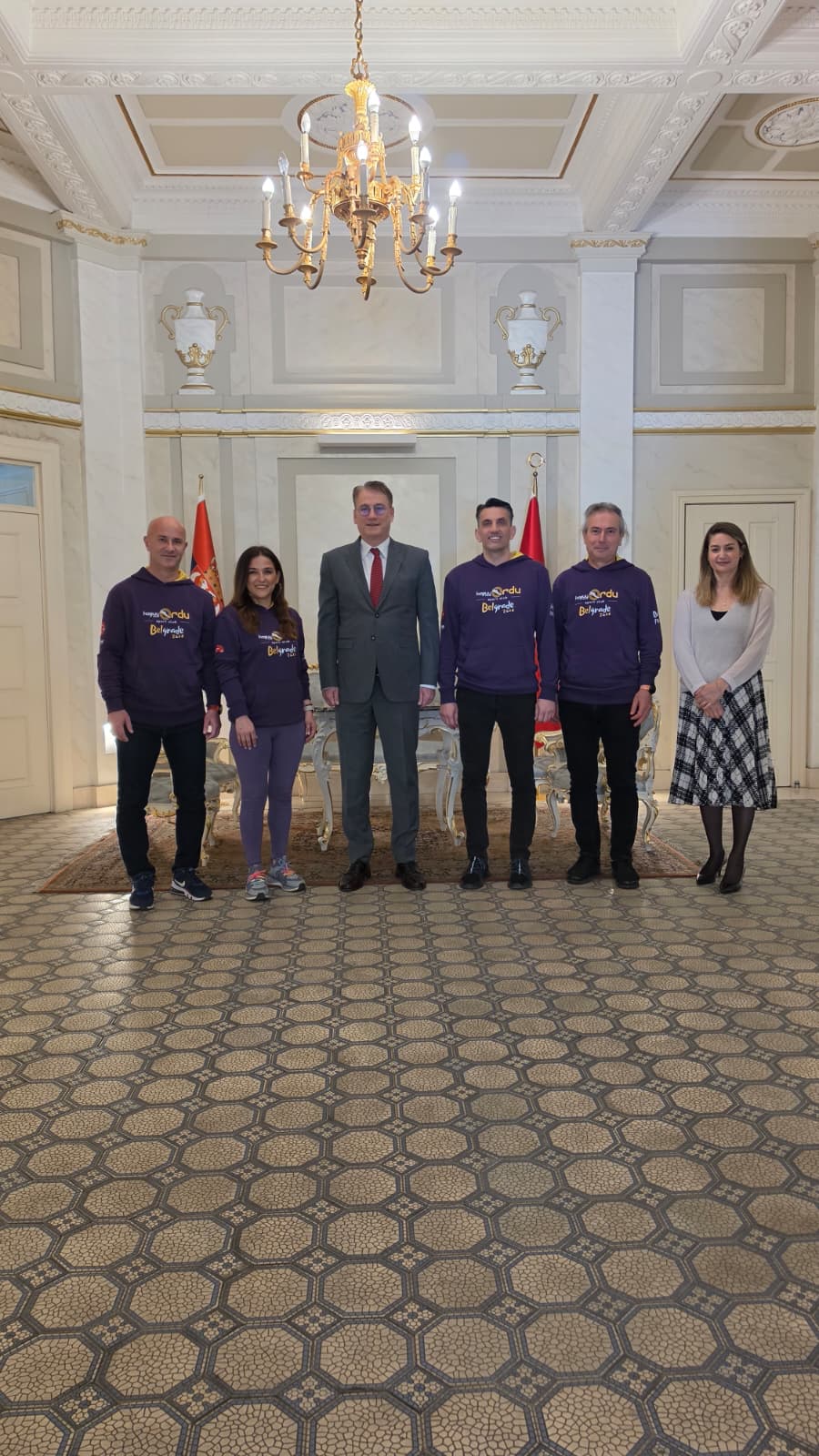 KoşuyOrdu Spor Kulübü Sırbistan’da Belgrad Büyükelçisi’ni Ziyaret Etti