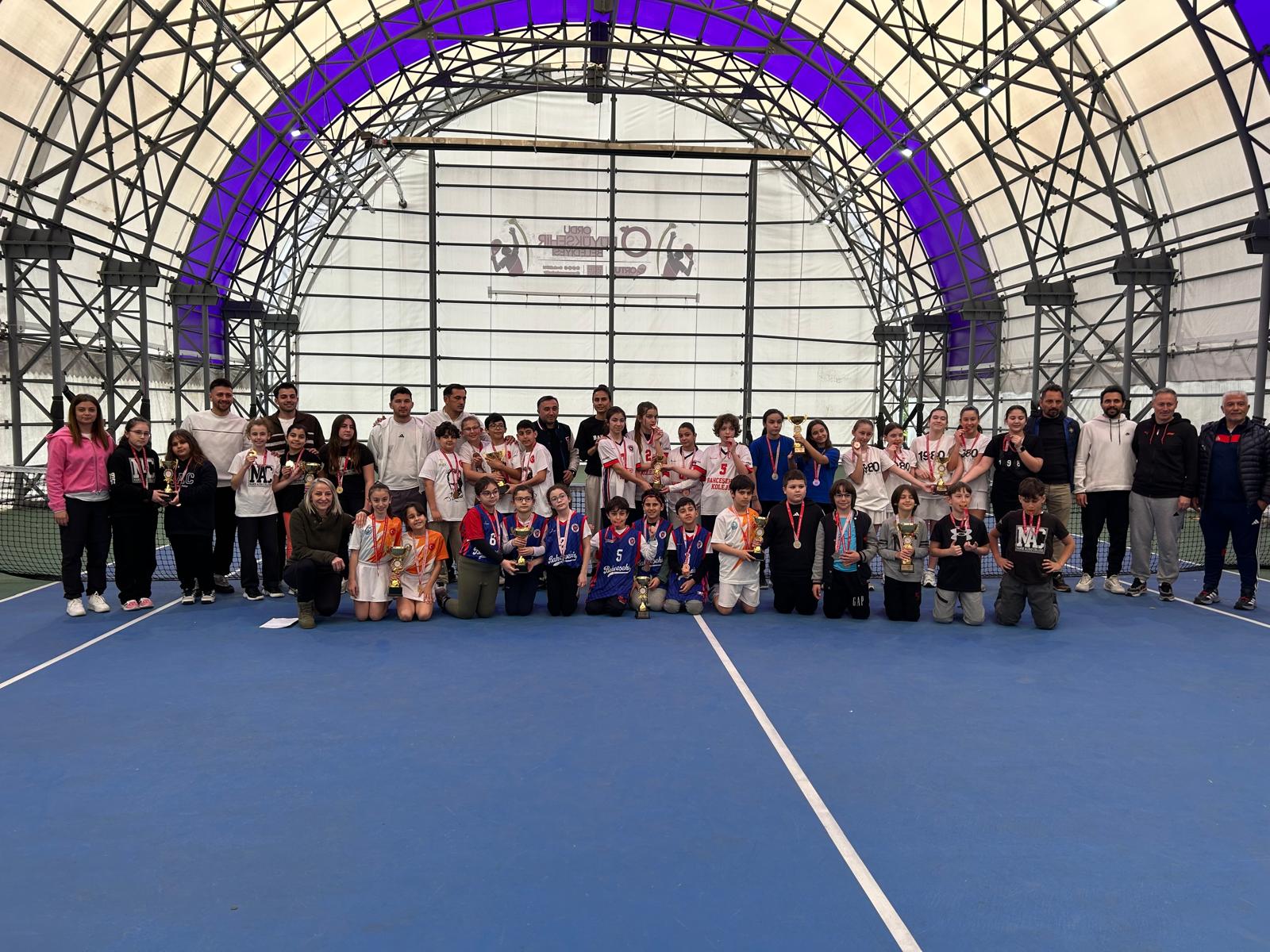 Ordu Okul Sporlar Tenis Küçükler ve Minikler İl Birinciliği Tamamlandı