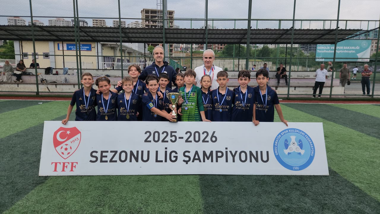 Ordu U11 Ligi’nde ‘Kaya’ Rüzgarı, Kupayı Aldı