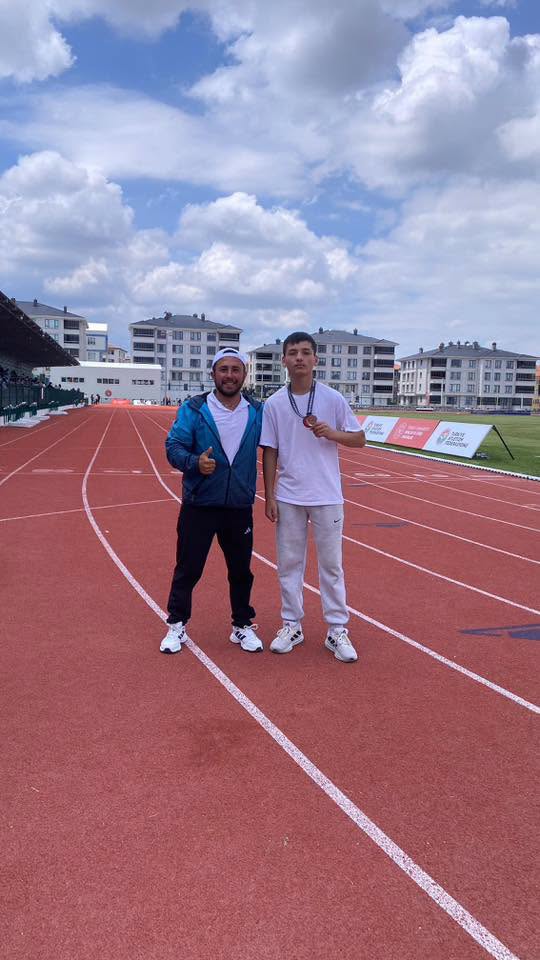 U14 Türkiye Atletizm Şampiyonası’nda Kürsü Sevinci